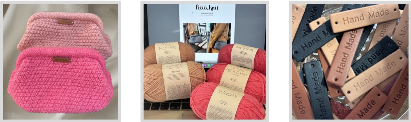 Strikket i Double Sunday + Tynn Silk Mohair